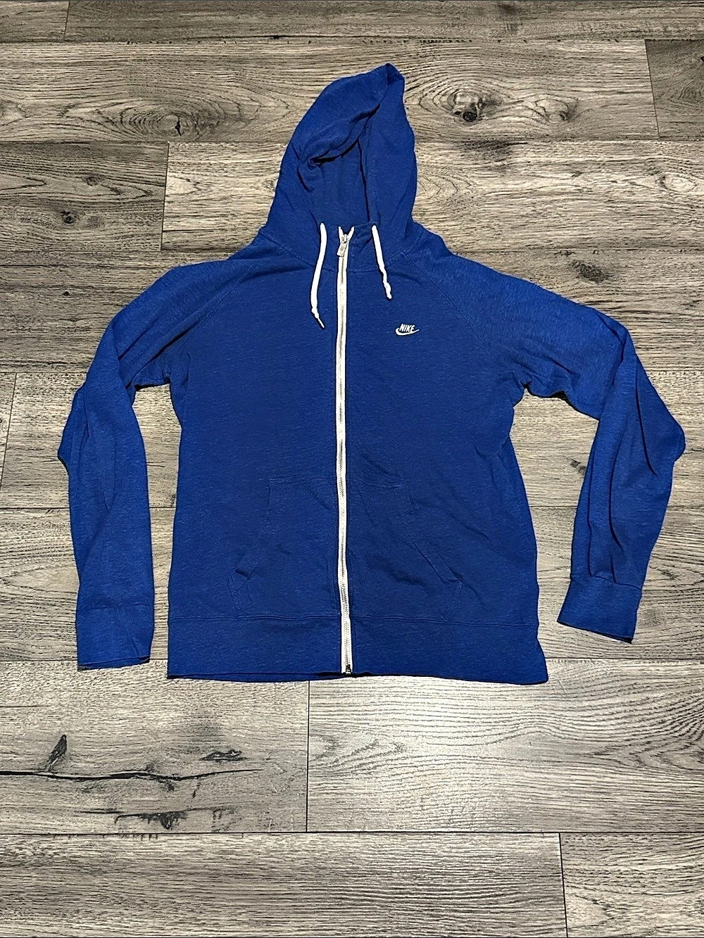 Nike Gym Vintage Full-Zip Hoodie Blue